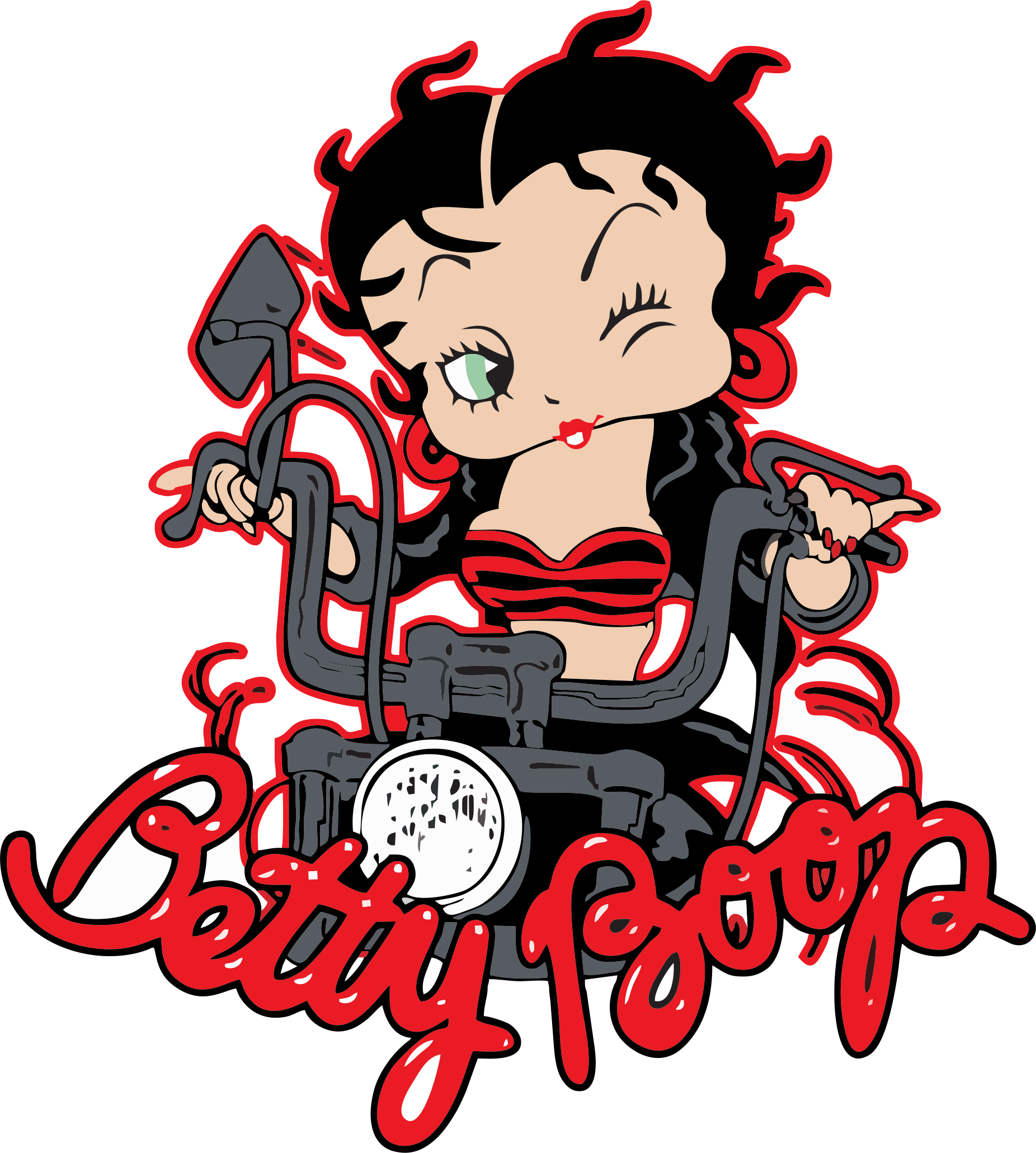 🔥 Bad-to-the-Bone Betty Boop Motorcycle Tee 🔥