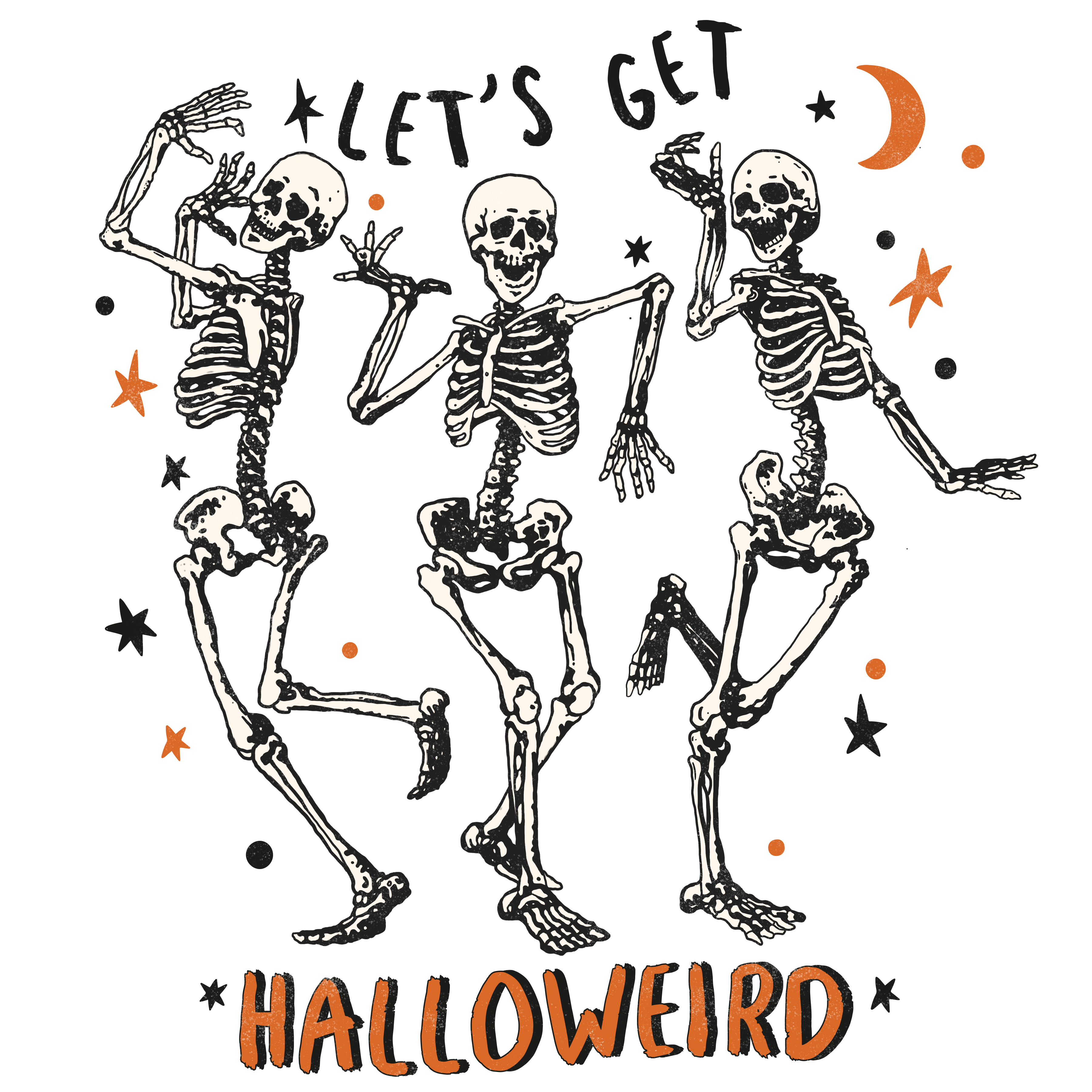 🦴 Let’s Get HalloWEIRD Tee 👻✨