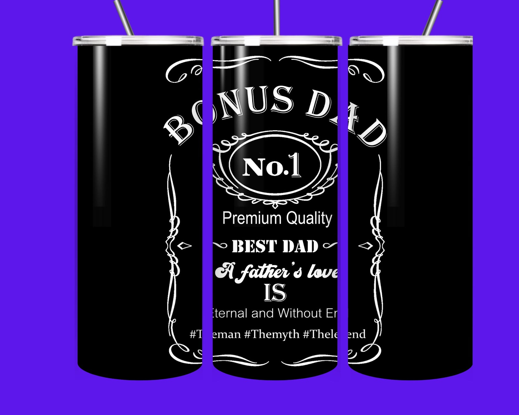 ✨ Bonus Dad Tumbler – Premium No.1 Design ✨