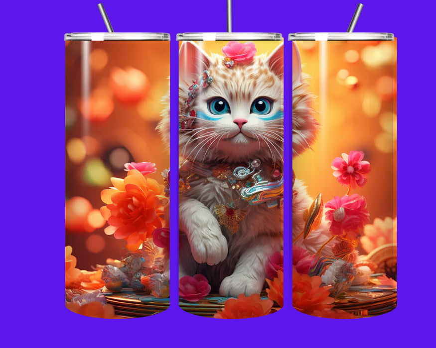 🌸 Enchanted Kitty Dreams 20oz Tumbler 🌸