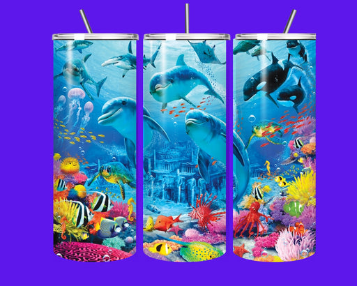 🌊 Under the Sea Adventure 20oz Tumbler 🐬✨
