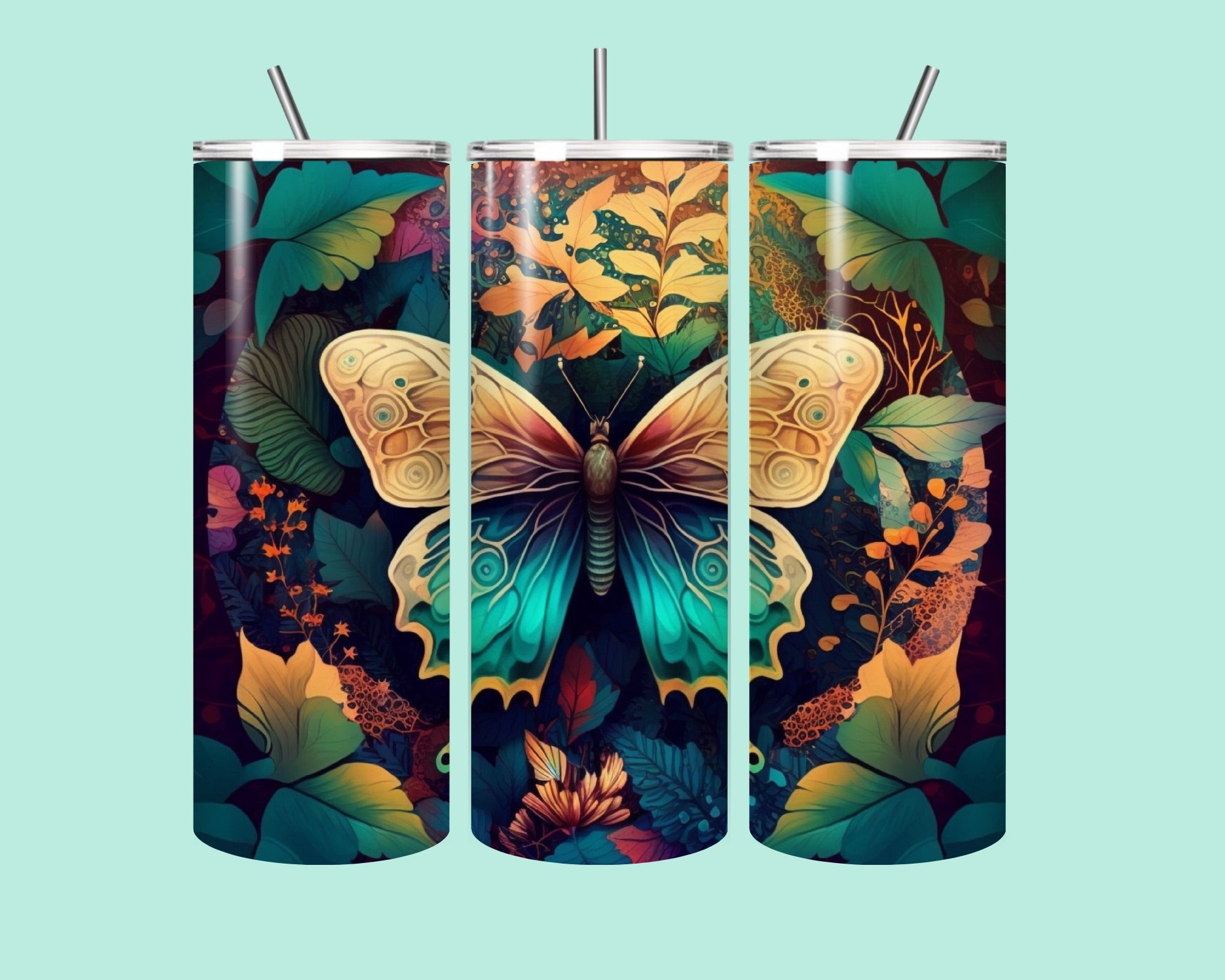 ✨🦋 Flutter Into Style with Our Enchanted Butterfly Tumbler! 🦋✨
