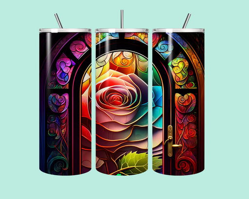 ✨ "Through the Rose-Colored Door" 20oz Tumbler ✨