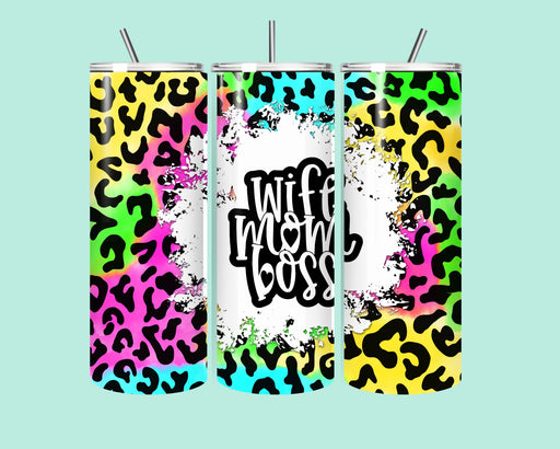 ✨ Wife. Mom. Boss. – The Ultimate Statement Tumbler ✨