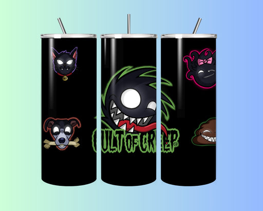 🔥💀 "Cult of Creep" 20oz Tumbler – Unleash Your Dark Side! 💀🔥