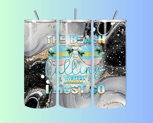 🌴✨ The Beach Is Calling… And This Tumbler Is Ready to Go! ✨🌴