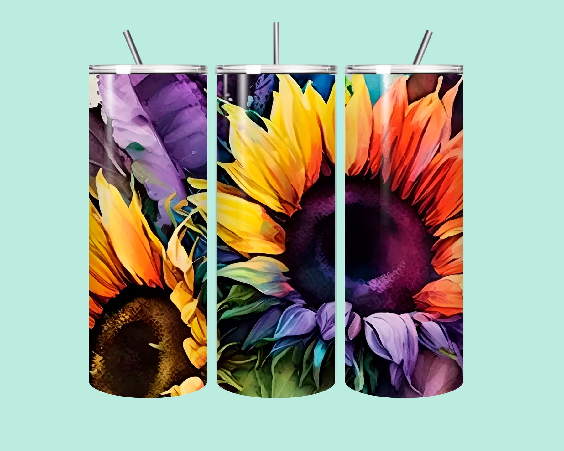 🌻✨ Sunflower Burst 20oz Tumbler – Sip in Full Bloom! ✨🌻