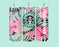 “Tropical Starbucks Inspired Tumbler – 20oz Insulated Stainless Steel Cup”
