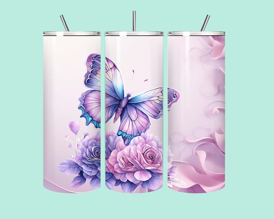 ✨ Butterfly Bliss 20oz Tumbler ✨