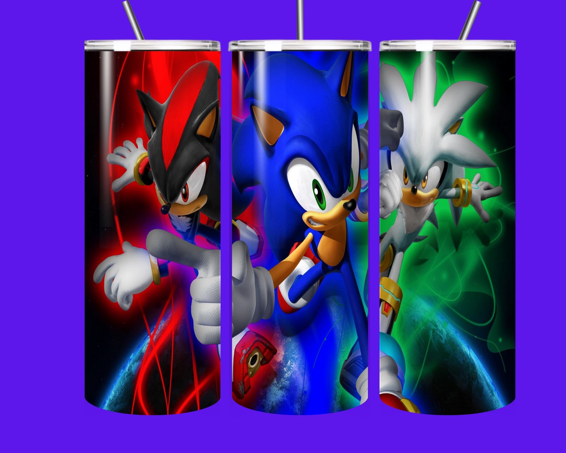 Socic Squad Gamer Speed Character 20oz Tumbler – Insulated Stainless Steel Cup with Straw, Full Wrap Design