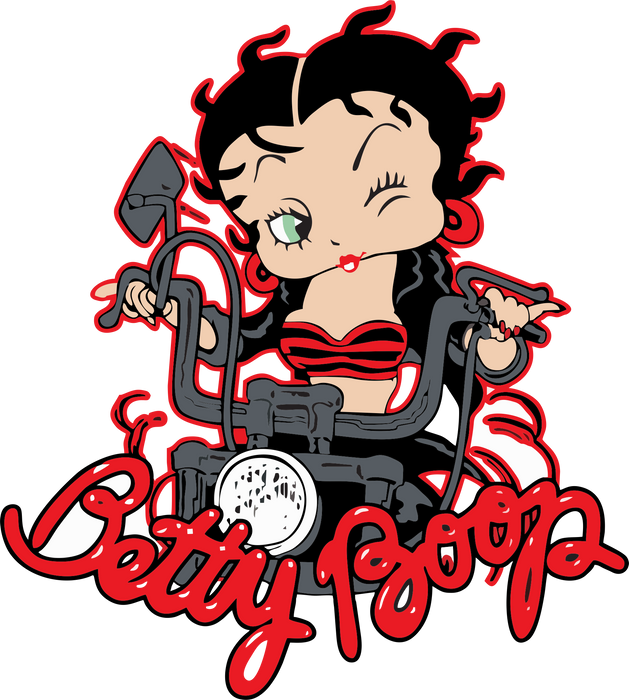 🔥Bad-to-the-Bone Betty Boop Motorcycle Tee 🔥