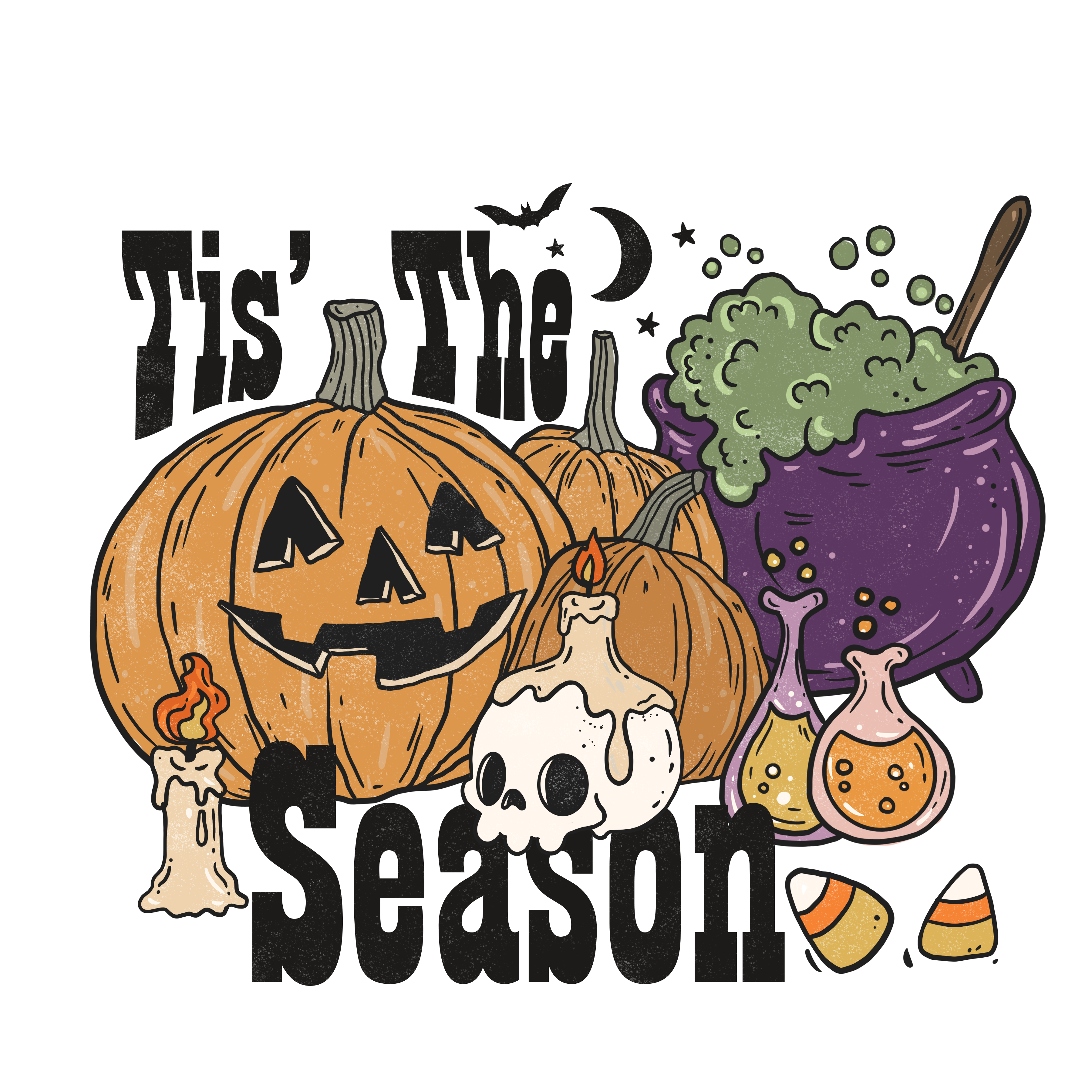 🎃 Tis’ the Season Halloween Shirt – Spooky, Fun &amp; Full of Magic! 👻🕯️🕸️