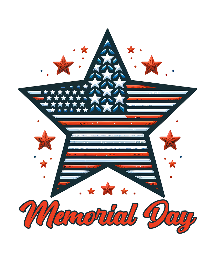 ⭐ Patriotic Memorial Day Star Tee ⭐