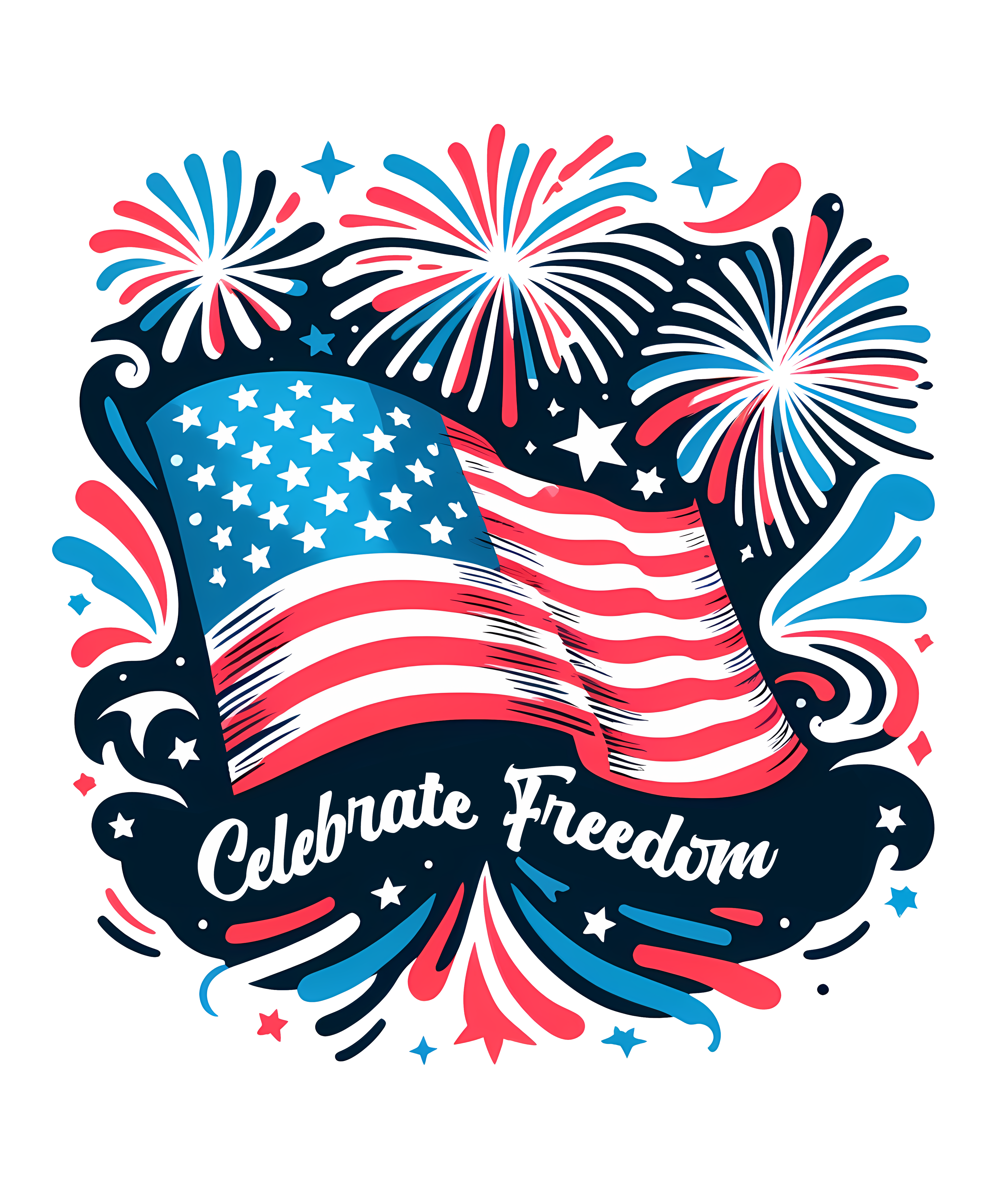 🎆 Celebrate Freedom Tee — Wave the Red, White &amp; WOW! 🇺🇸