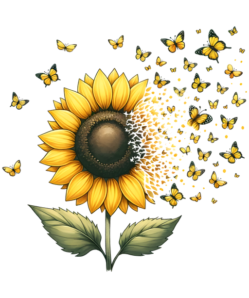 ✨🌻 Sunflower Dreams Tee – Where Nature Meets Magic! 🦋✨