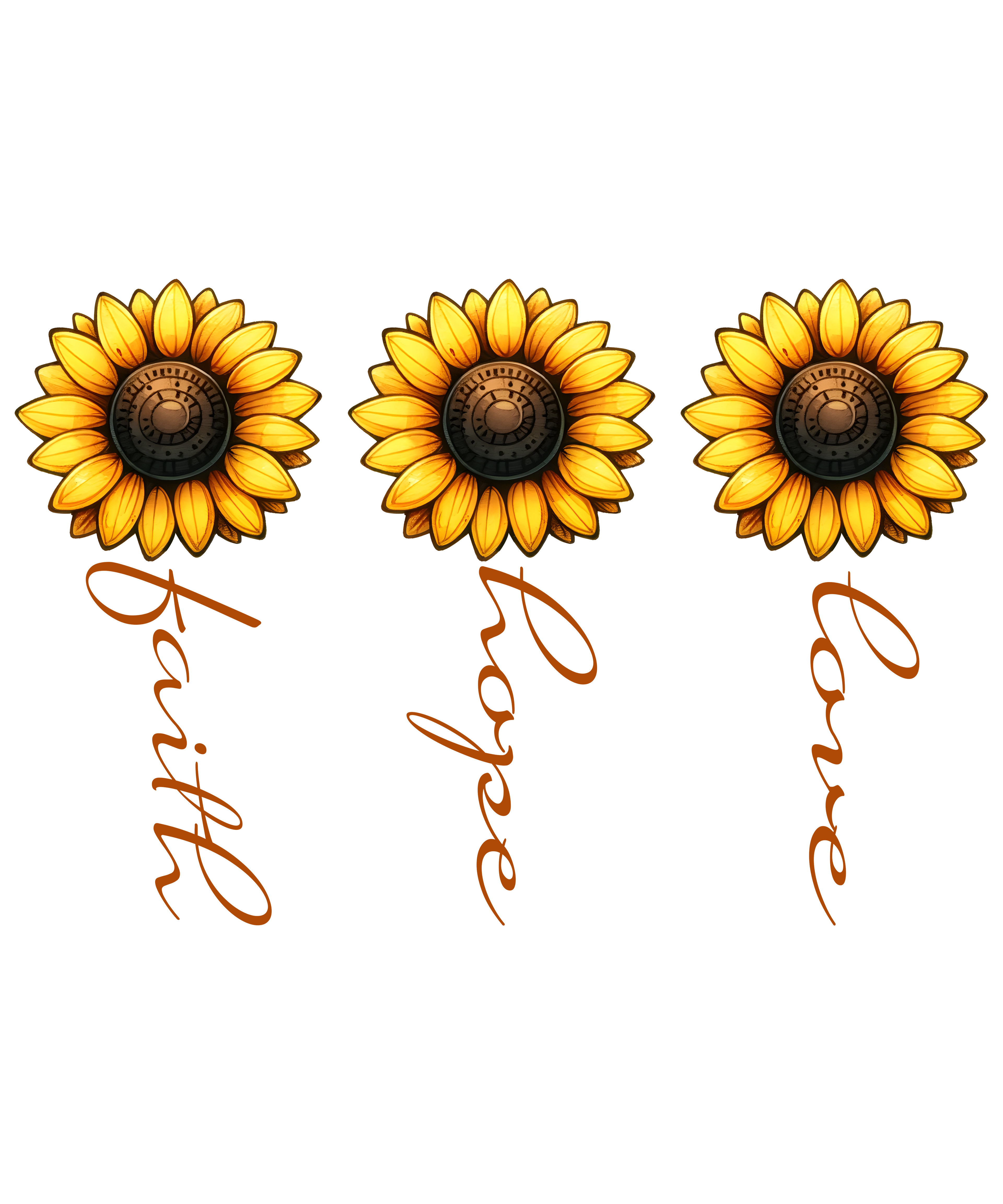 🌻 Faith • Hope • Love Sunflower Tee 🌻