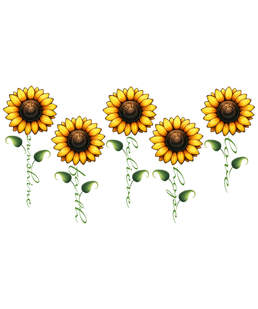 🌻 Sunshine, Faith, Believe, Hope & Love Sunflower Shirt 🌻