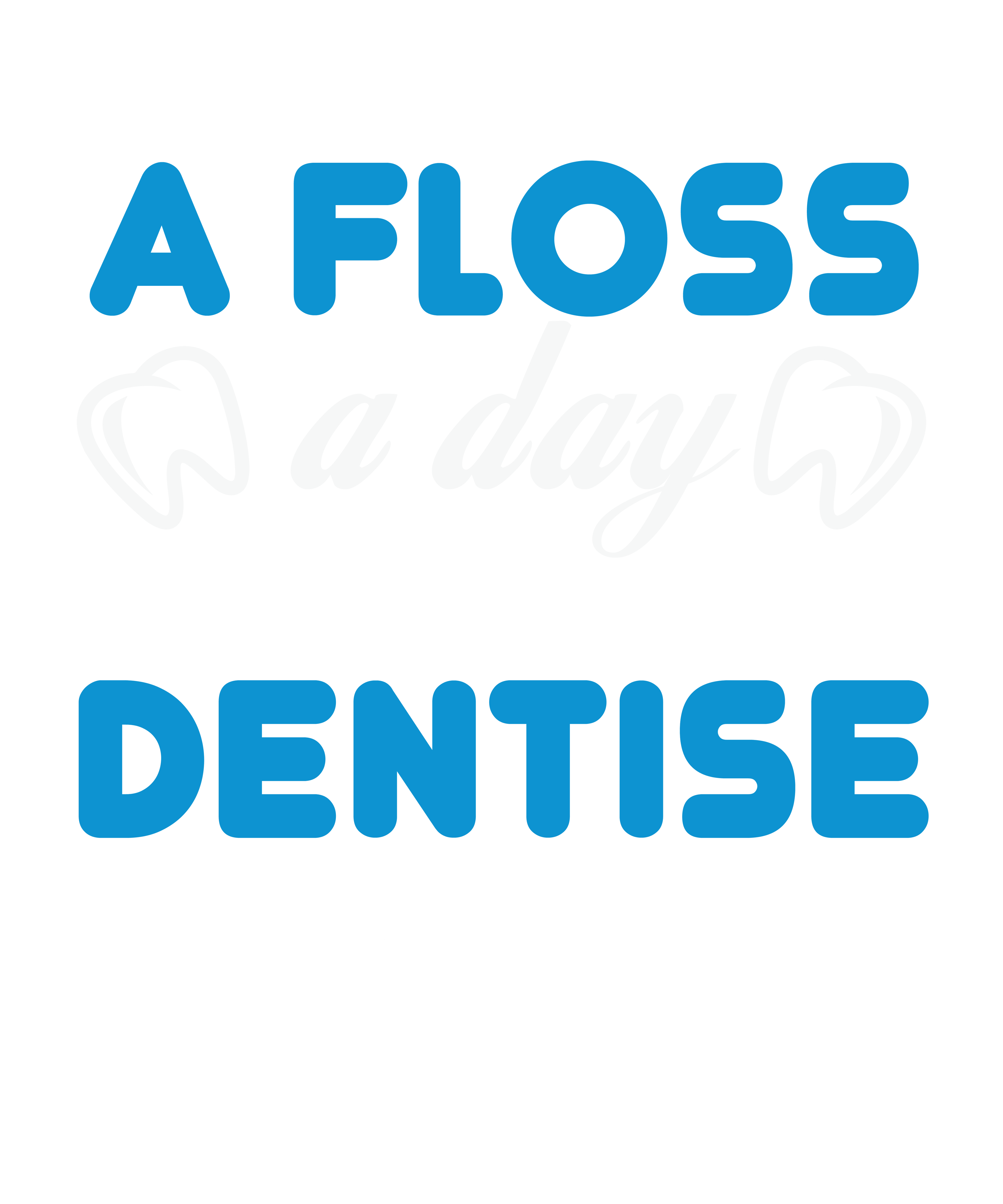 🦷 A Floss A Day Tee – Keep the Dentist Away! 😁✨