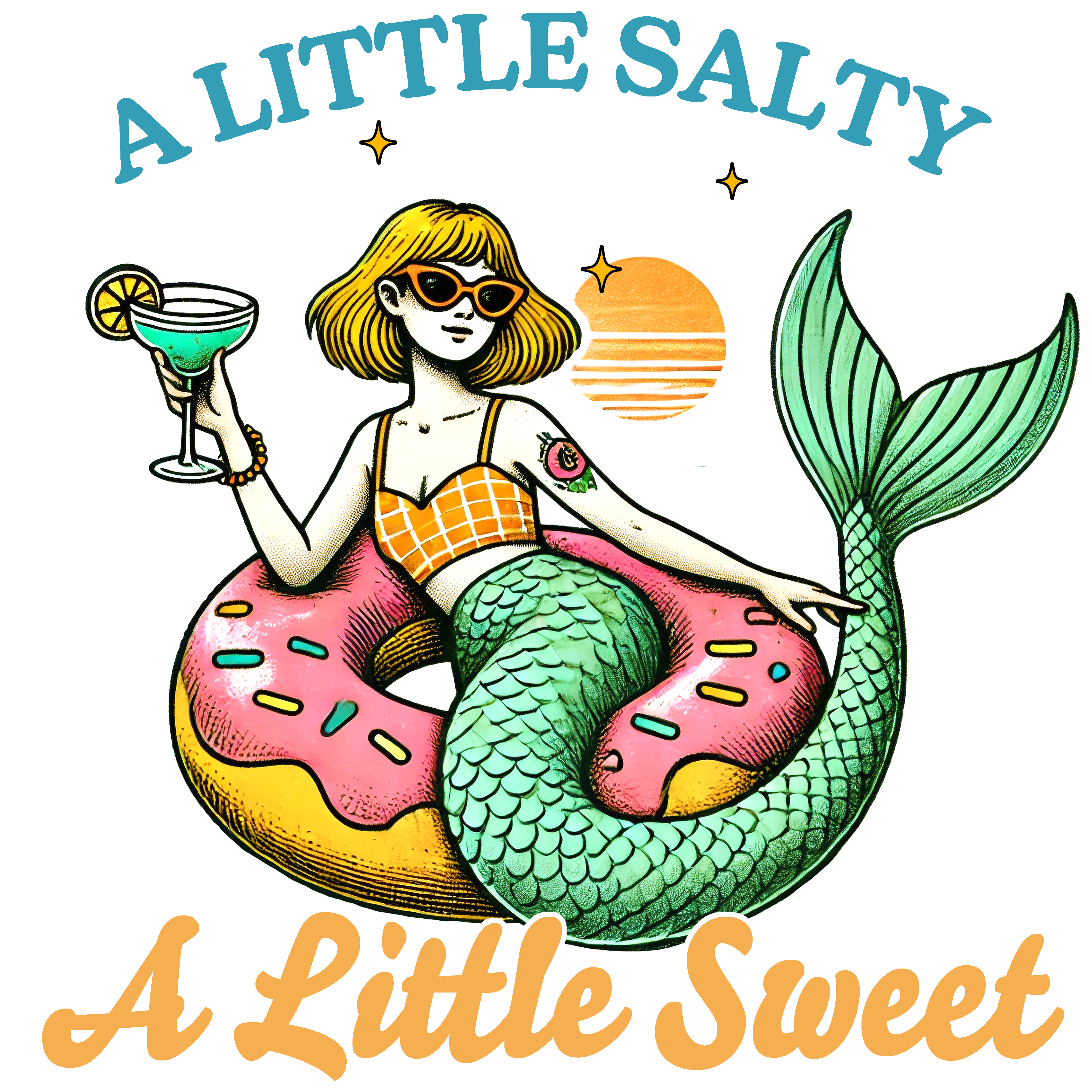 🌊✨ A Little Salty, A Little Sweet Tee ✨🍩