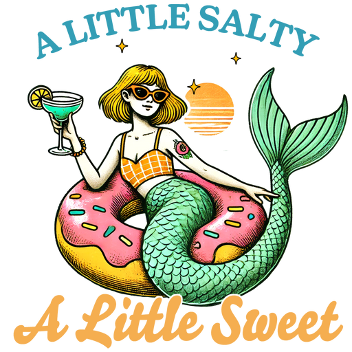 🌊✨ A Little Salty, A Little Sweet Tee ✨🍩