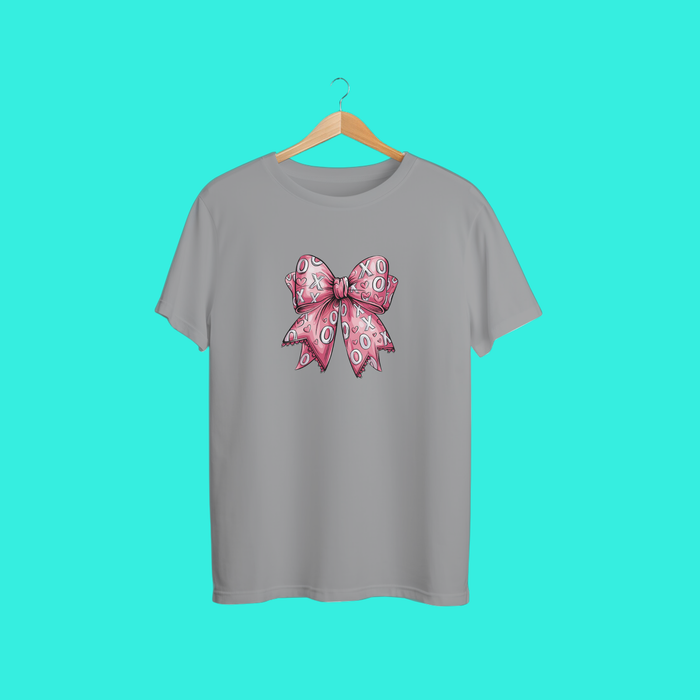 Pink Bow Graphic T-Shirt