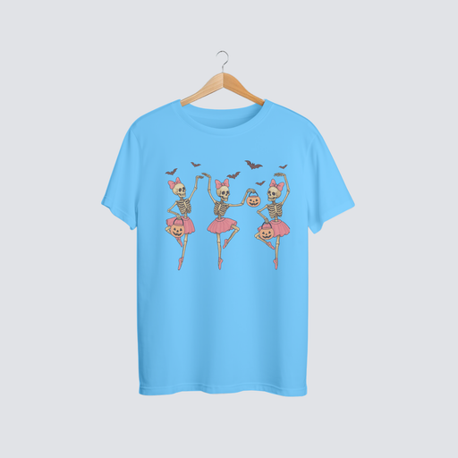 ✨ Dancing Skeleton Ballerina Tee – Where Spooky Meets Sparkle! 🩰💀🎃