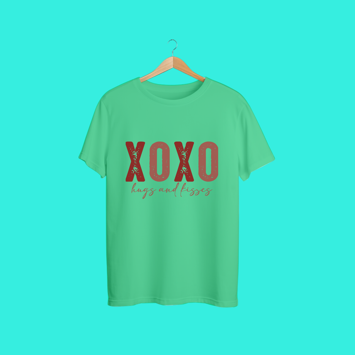 “XOXO Hugs and Kisses Graphic Tee – Cute Valentine’s Day Love Shirt for Women”
