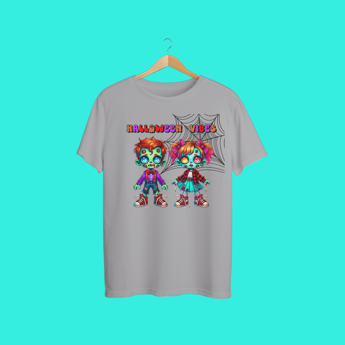 🎃👻 Halloween Vibes Zombie Kids Tee 👻🎃