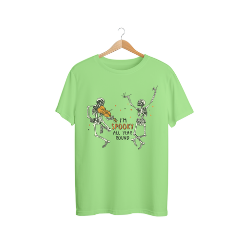 💀🎻 “I’m Spooky All Year Round” Skeleton Tee 👻