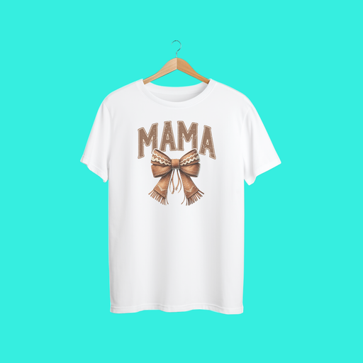 “Mama Bow T-Shirt – Cute Graphic Tee for Moms | Mother’s Day Gift, Trendy Mama Shirt”