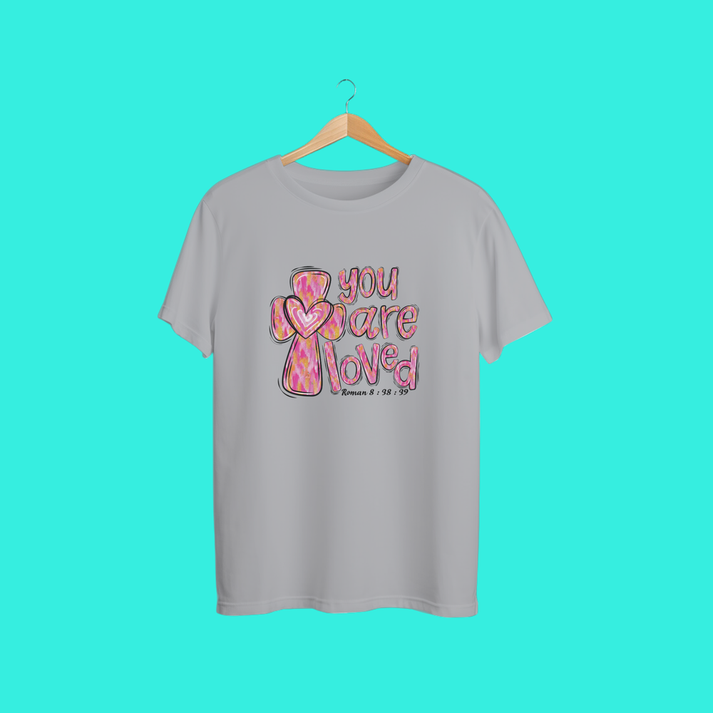 You Are Loved — Romans 8:38-39 Christian Tee ✝️💖