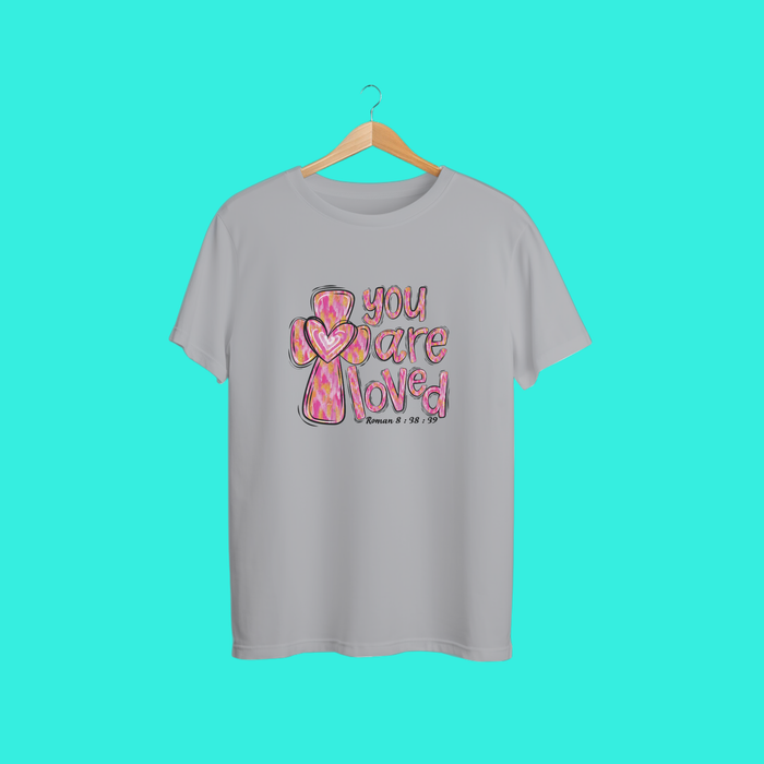 You Are Loved — Romans 8:38-39 Christian Tee ✝️💖