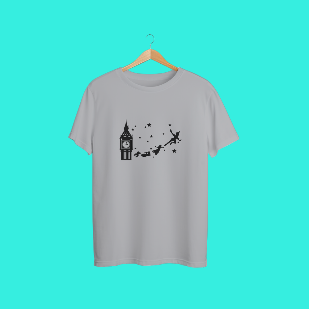 Neverland Night Flight Tee – London Silhouette Unisex Shirt