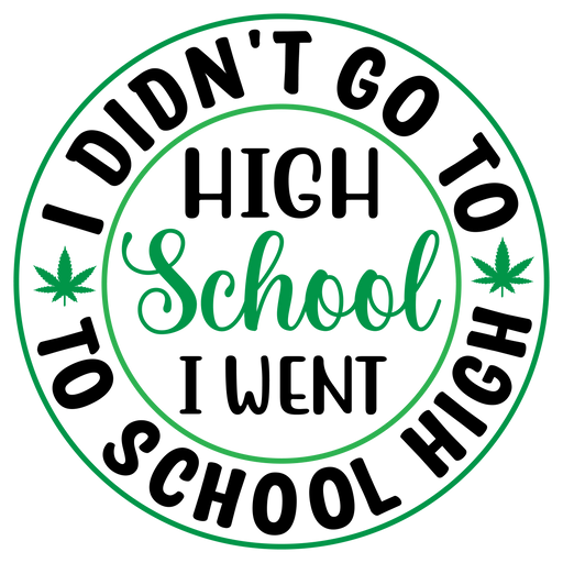 “School Vibes 🌿 Chill Cannabis Graphic Tee – Bold Streetwear Statement Shirt”