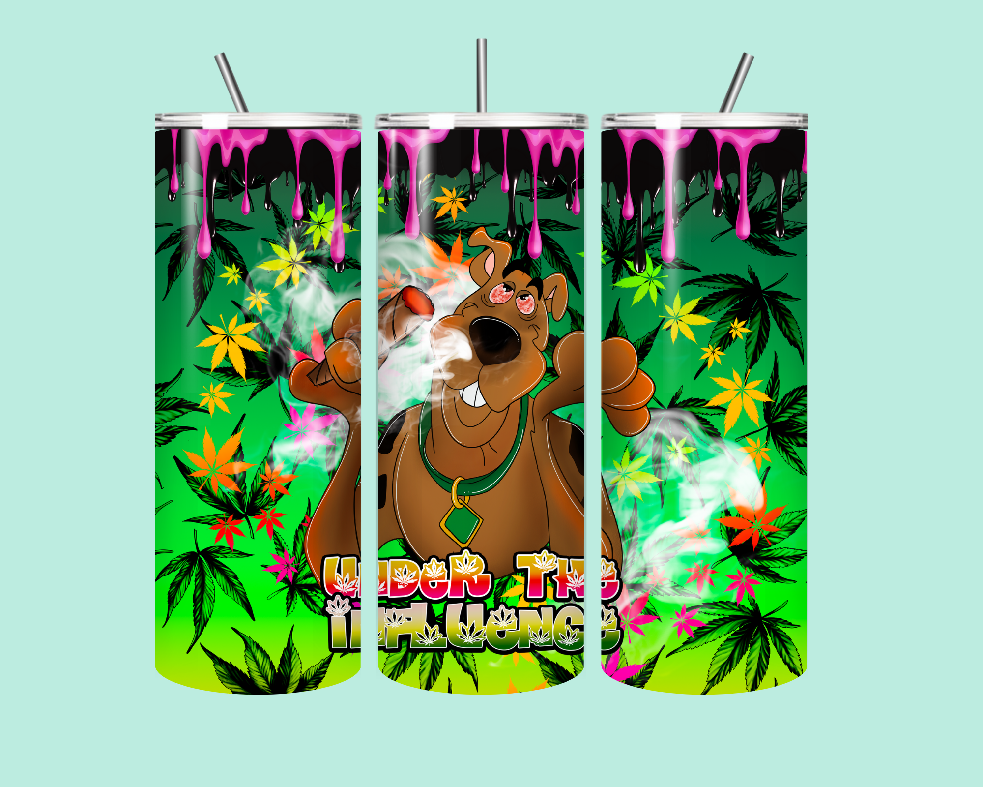 🔥🐾 Scooby Doo “High Vibes Only” Tumbler 🐾🔥